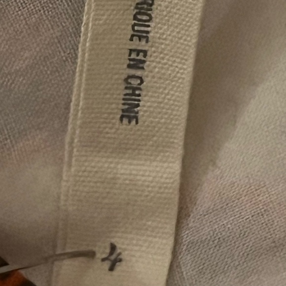 Anthropologie Maeve Strapless Orange, Navy & Ecru Floral Midi Dress, size 4 - Picture 10 of 10